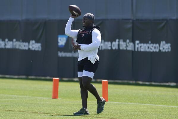 Deebo Samuel reports for 49ers minicamp