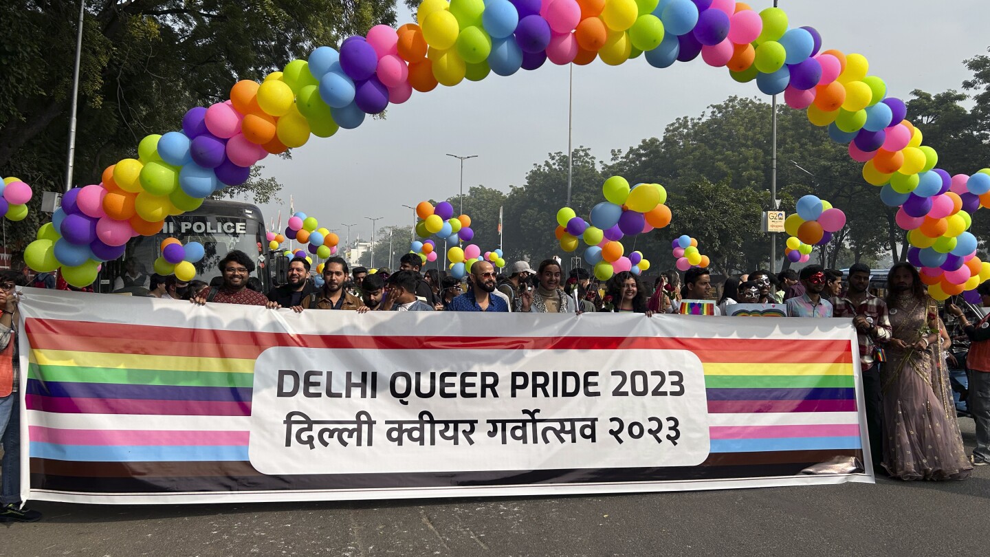 La communauté LGBTQ+ en Inde organise une marche des fiertés