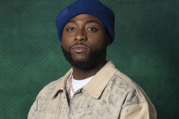 Davido poses for a portrait on Tuesday, April 1, 2025, in New York. (AP Photo/Gary Gerard Hamilton)