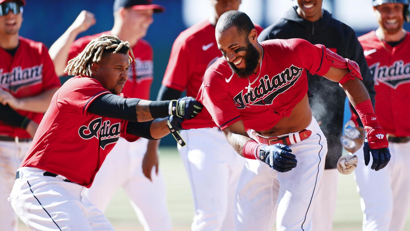 Jose Ramirez Game-Used 2019 Spring Training Jersey