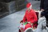 FILE - Queen Margrethe II attends a church service at Copenhagen Cathedral to mark the 50th anniversary of her accession to the throne in Copenhagen, Sunday, Sept. 11, 2022. Queen Margrethe II, whose half-century reign is Europe's longest-reigning monarch, 