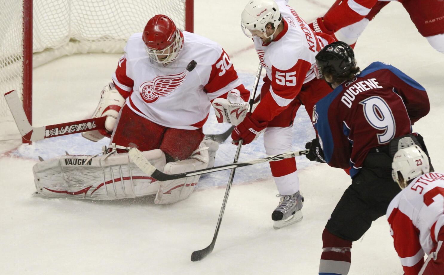 Photo: Detroit Red Wings goalie Chris Osgood - 