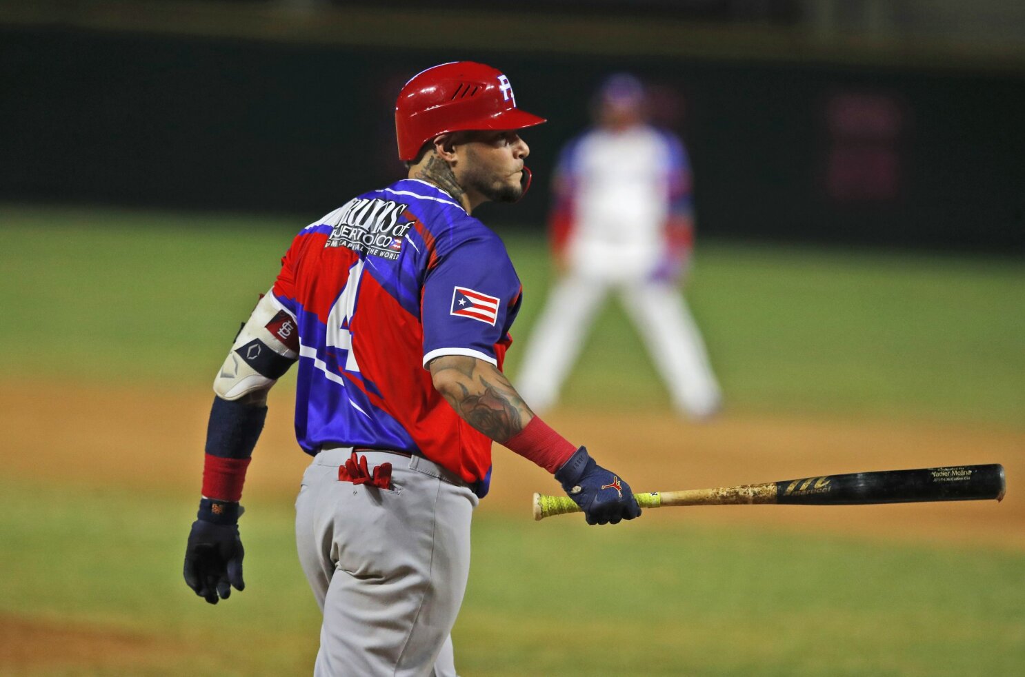 Yadier Molina Signed Puerto Rico World Baseball Classic Jersey