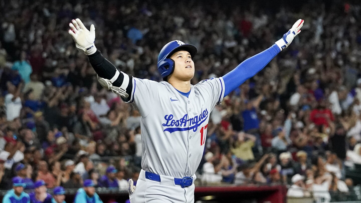 Ohtani hits 3-run homer in 9th to cap Dodgers' wild comeback in 14-11 win over Diamondbacks