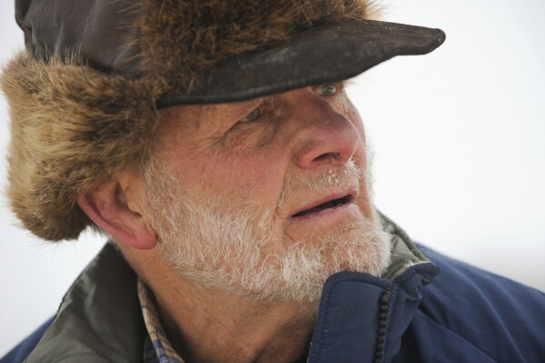 Dan Seavey prepares to leave the Skwentna, Alaska, checkpoint of the Iditarod Trail Sled Dog Race on Monday, March 5, 2012. (Marc Lester/Anchorage Daily News via AP,File)
