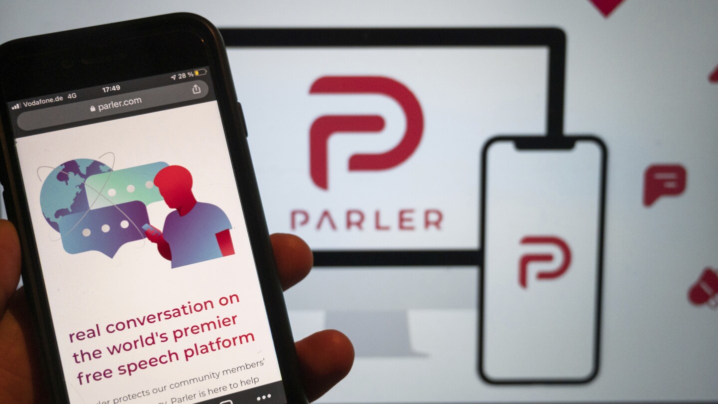 НЮ ЙОРК АП — Социалната медийна платформа Parler която обслужва