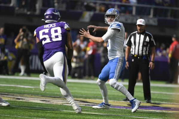 Detroit Lions let late lead slip away, fall to Minnesota Vikings