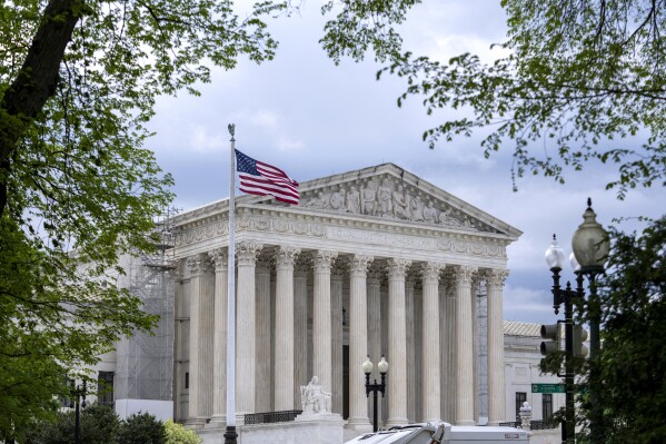 Supreme Court is seen on Capitol Hill in Washington, April 25, 2024. (AP Photo/J. Scott Applewhite, File)