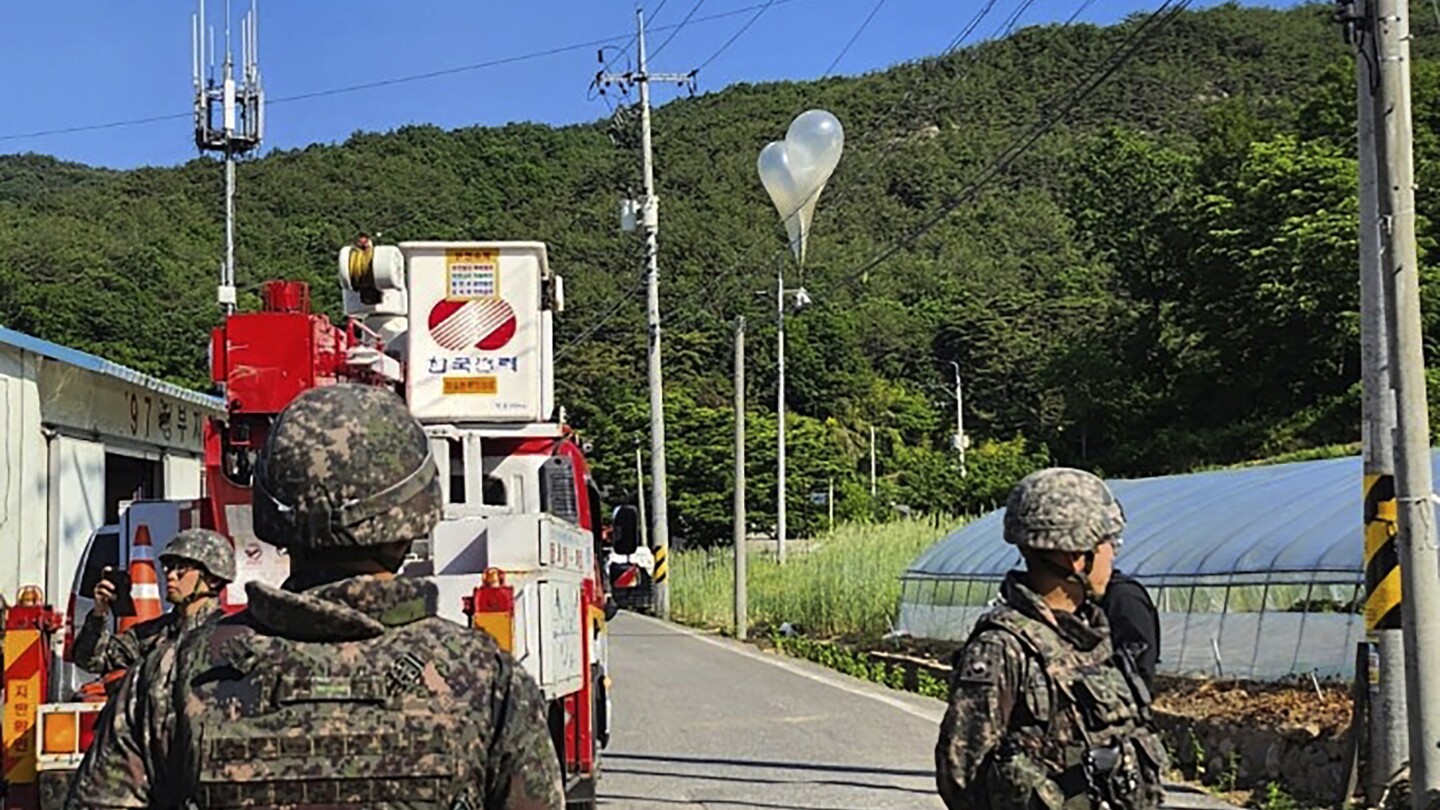 North Korea's trash rains down onto South Korea, balloon through balloon. Right here's what it approach