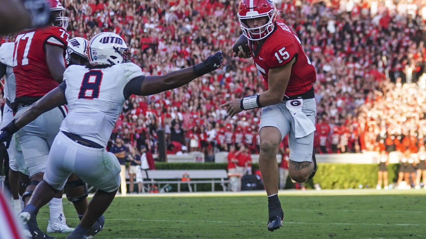 Georgia Football Opens Season Against UT Martin - University of