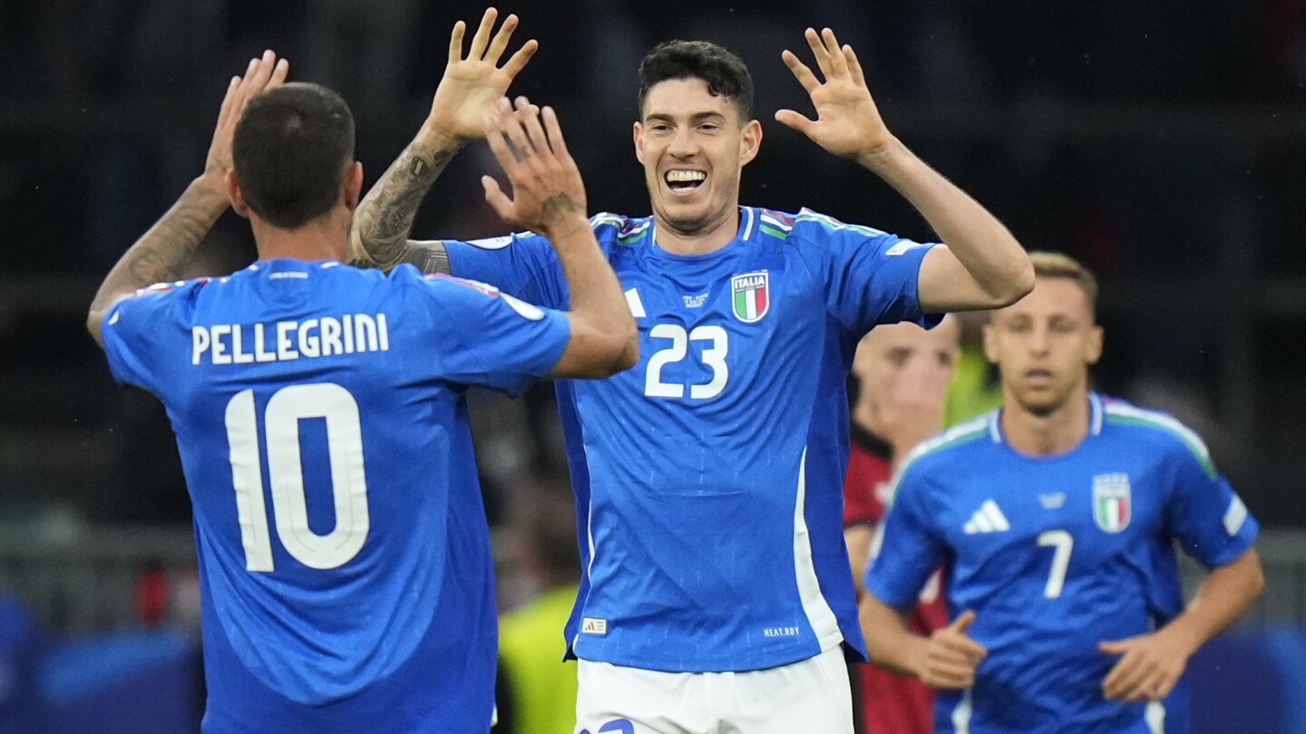 Италия допусна гол след 23 секунди, но се възстанови, за да победи Албания с 2-1 на Евро 2024