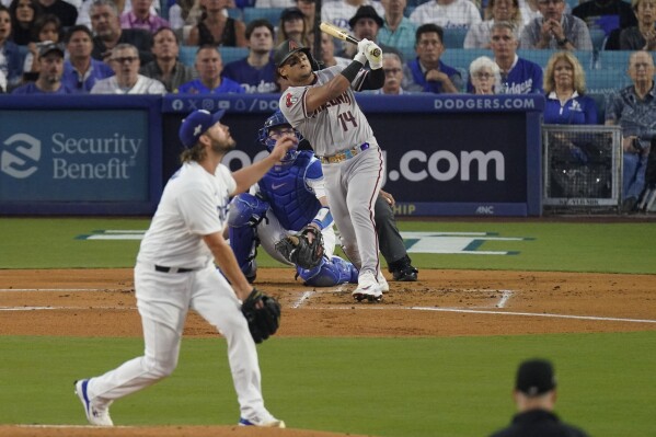 Dodgers LHP Clayton Kershaw chased in 1st inning of NLDS against  Diamondbacks