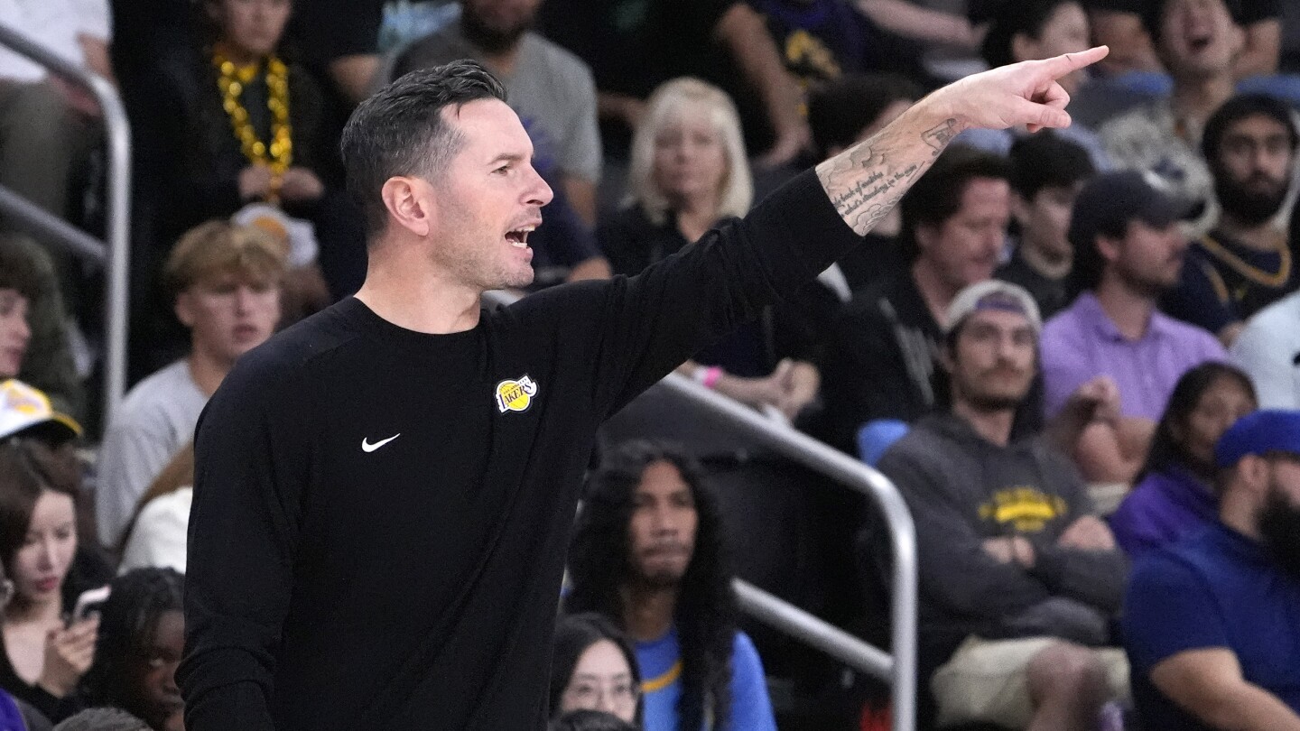 Lakers Coach JJ Redick Emphasizes Development in Preseason Loss