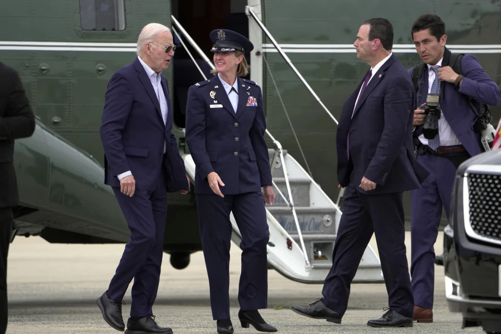 Joe Biden planea dirigirse a Camp David para prepararse para el debate del 27 de junio con Trump.