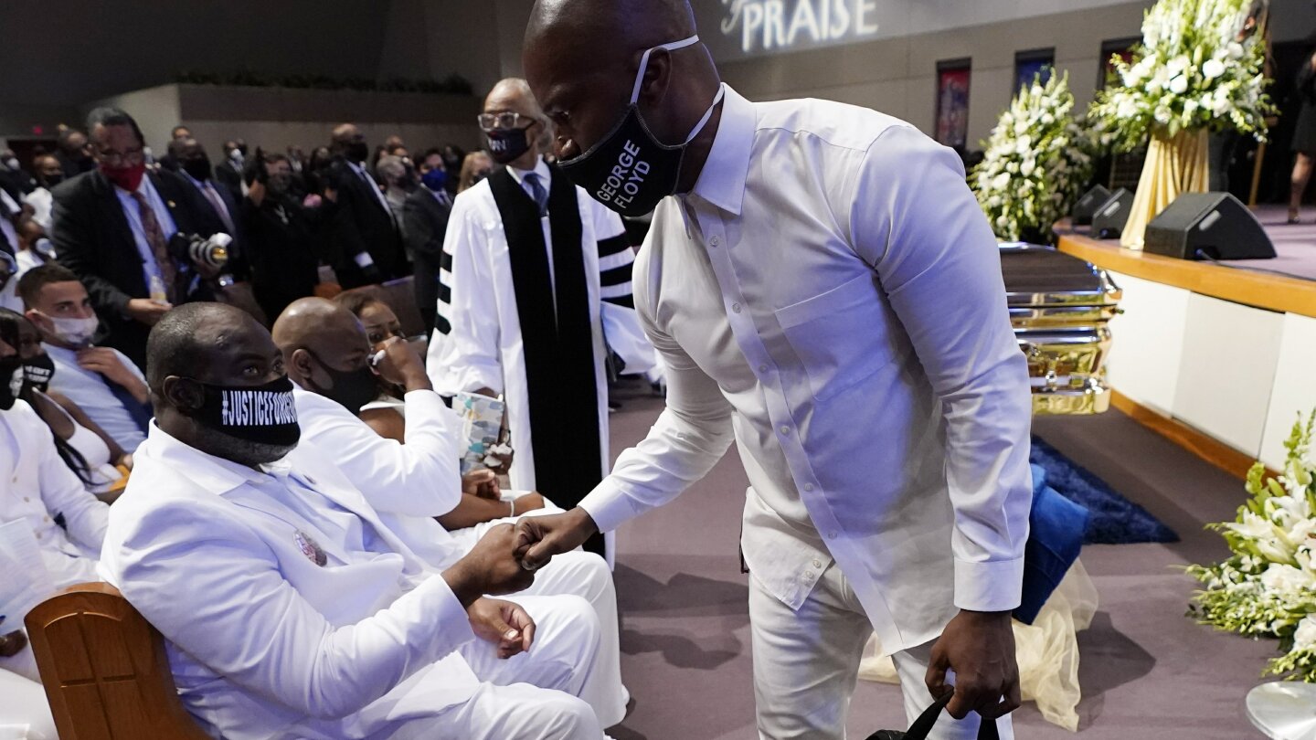 `He is going to change the world': Funeral held for Floyd