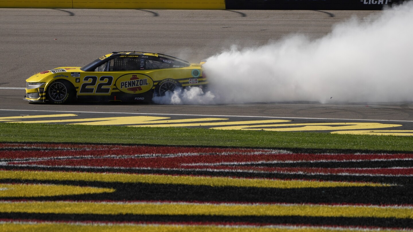 Joey Logano Wins NASCAR Race in Las Vegas