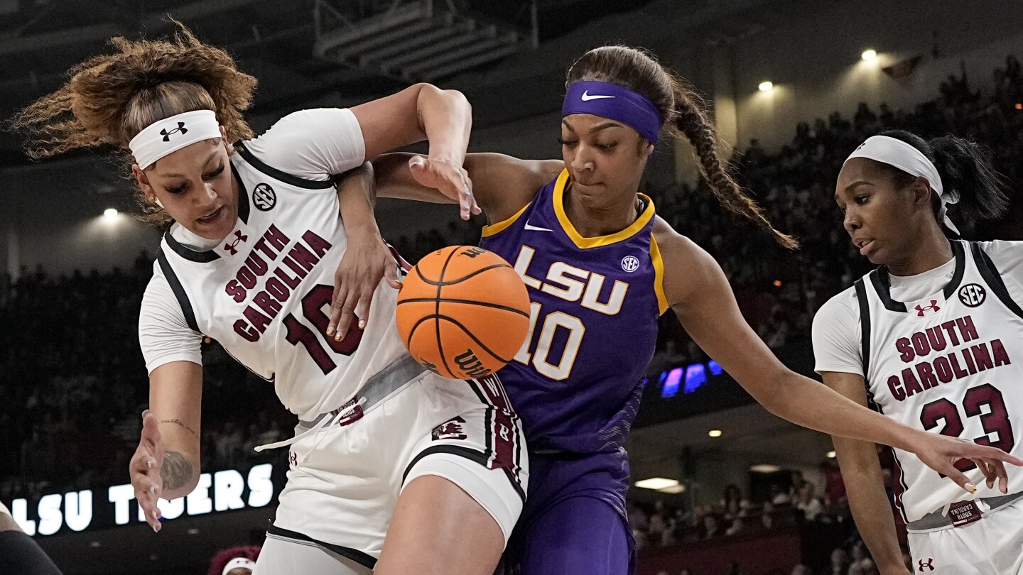 South Carolina Leads the Way in Women's NCAA Tournament as Caitlin Clark and LSU Look to Repeat