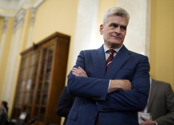 Sen. Bill Cassidy, R-La., attends a Senate Veterans' Affairs Committee hearing on improving the VA's infrastructure, at the Capitol in Washington, Wednesday, June 9, 2021. Since President Joe Biden ended talks with a group of Republican senators on his infrastructure agenda this week, he has reached out to other senators from both parties, including Sen. Cassidy, in a new effort toward bipartisan compromise. (AP Photo/J. Scott Applewhite)