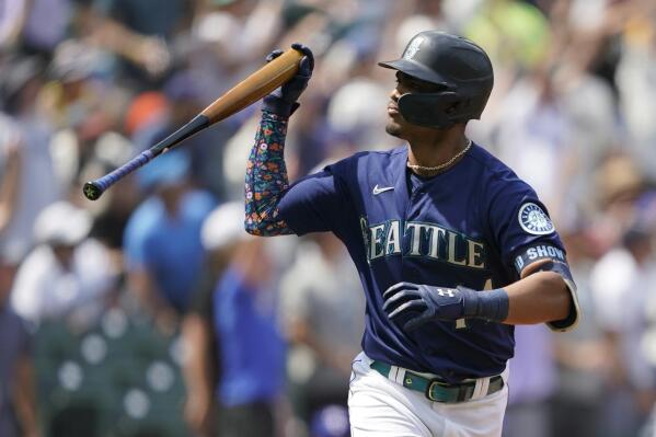 Seattle Mariners - No. 44, batting seventh for the Seattle Mariners, Julio  Rodríguez! 🇩🇴🦁