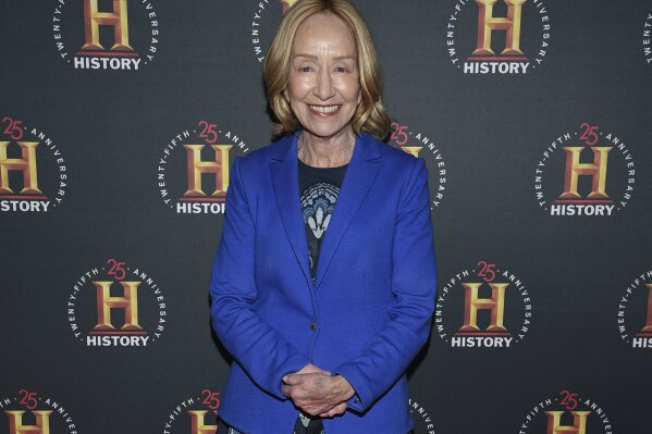 FILE - This Feb. 29, 2020 file photo shows author Doris Kearns Goodwin attending A+E Network's "HISTORYTalks: Leadership and Legacy" in New York. The History channel says it is signing up to do more projects with historian Doris Kearns Goodwin after the well-received miniseries on George Washington. History says Goodwin is working on projects about Abraham Lincoln and Theodore Roosevelt. (Photo by Evan Agostini/Invision/AP, File)