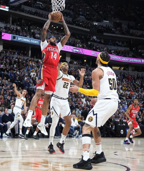 Ingram has triple-double to help Pelicans rout Nuggets