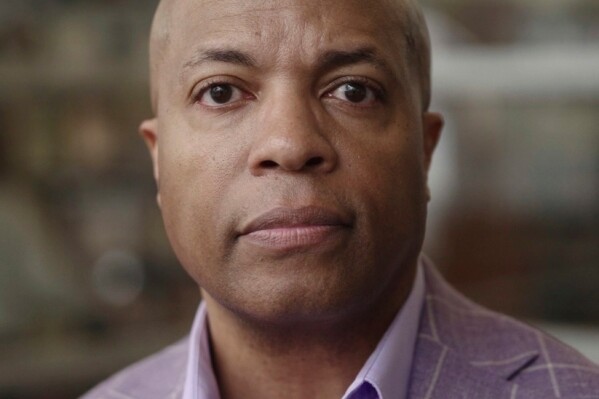 Former Minneapolis Police Chief Medaria Arradondo sits for a portrait in Minneapolis, Minn., on Tuesday, May 20, 2025. (AP Photo/Mark Vancleave)