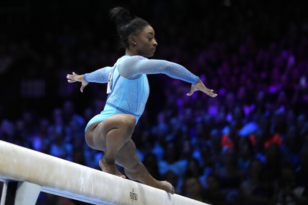 Biles leads seniors, Rose is top junior after Day 1 of women's