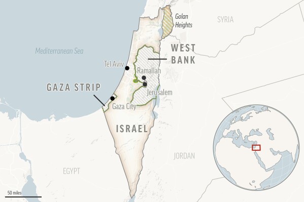 The Gaza Strip: Tiny, cramped and as densely populated as London ...