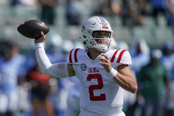 LOOK: Ole Miss Rebels Reveal New Uniform Combo Ahead of Road Game