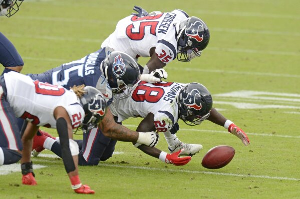 Oct. 18: Titans 42, Texans 36 (OT)