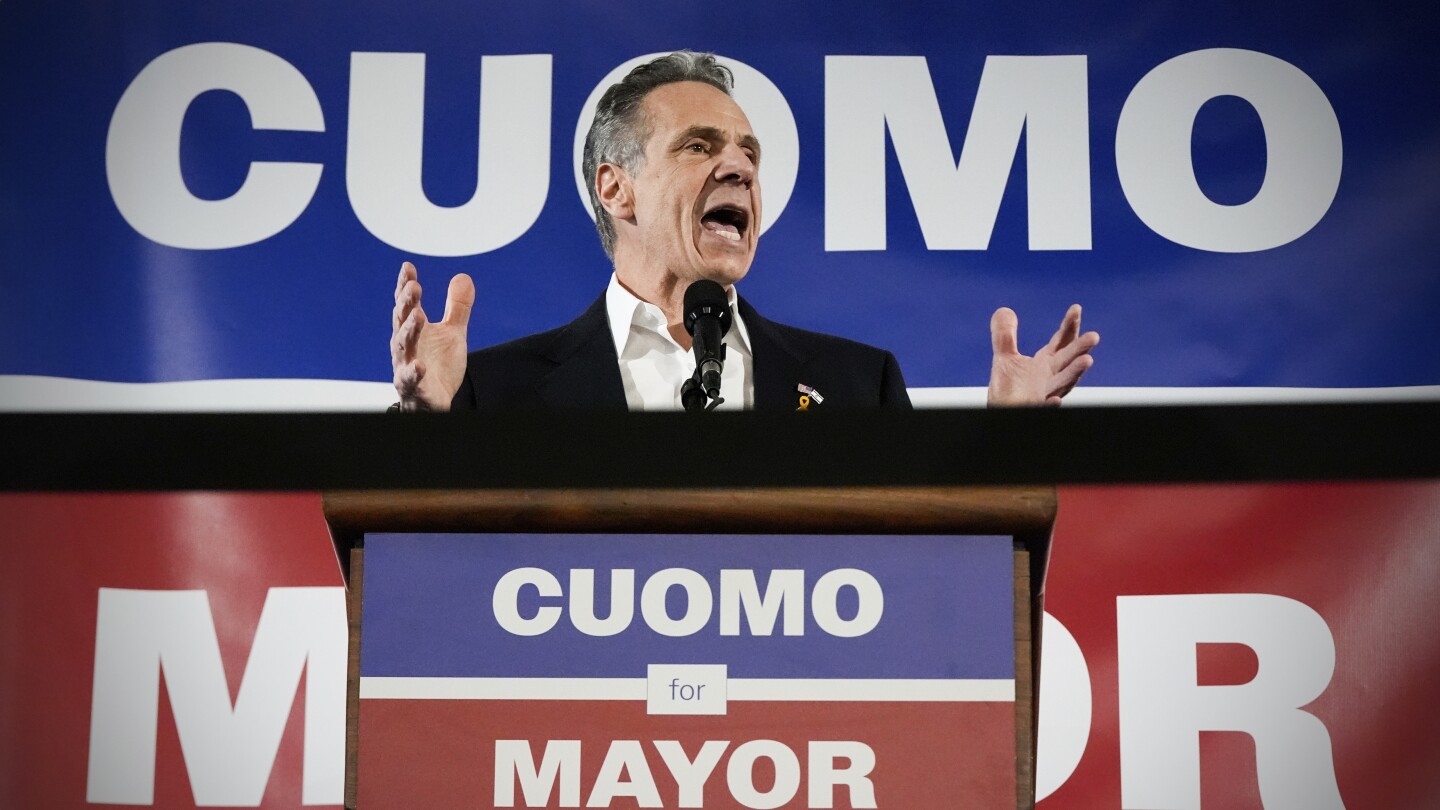 New York City mayoral race heats up as Adams takes early shot at Cuomo, but also pulls some punches