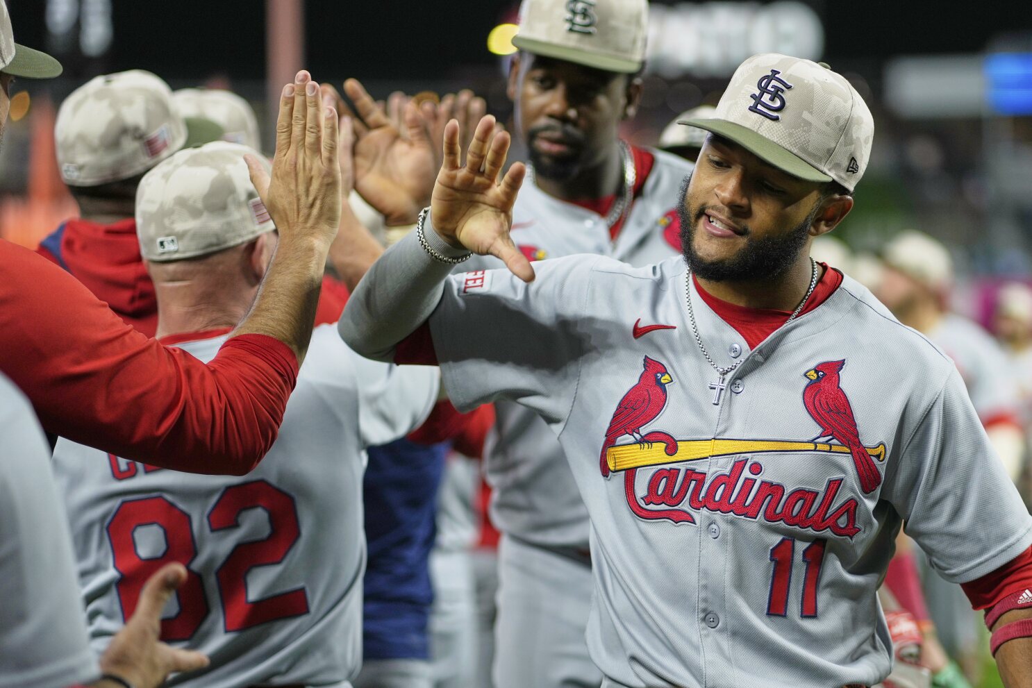 Herrera drives in 4, Pallante works 7 strong innings as Cardinals beat Royals 10-3
