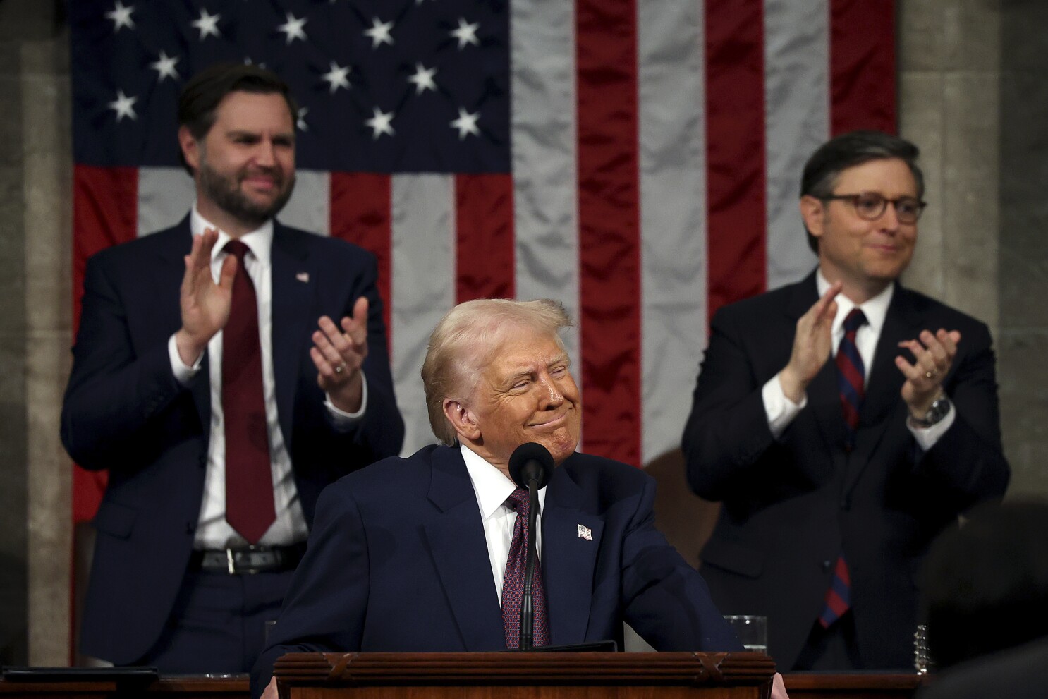 Transcript of President Donald Trump's speech to a joint session of Congress | AP News
