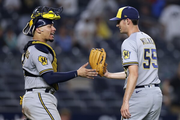 Tyrone Taylor hits 2 RBI doubles and scores go-ahead run in Brewers' 4-2  victory over Marlins