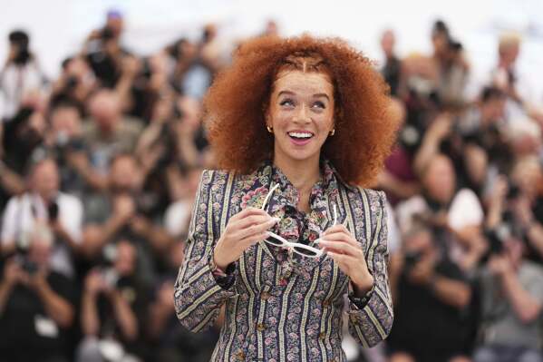 Erin Kellyman poses for photographers at the photo call for the film 'A Private Life' at the 78th international film festival, Cannes, southern France, Wednesday, May 21, 2025. (Photo by Scott A Garfitt/Invision/AP)