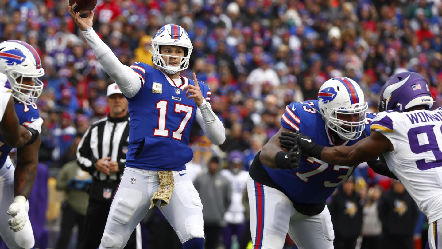 Bills QB Allen concedes turnovers result of him pressing