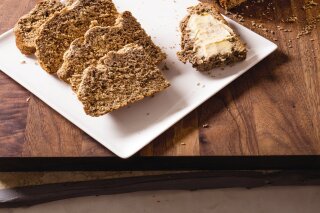 This undated photo provided by America's Test Kitchen in March 2019 shows Irish brown soda bread displayed in Boston. This recipe appears in the cookbook "All-Time Best Brunch." (Carl Tremblay/America's Test Kitchen via AP)