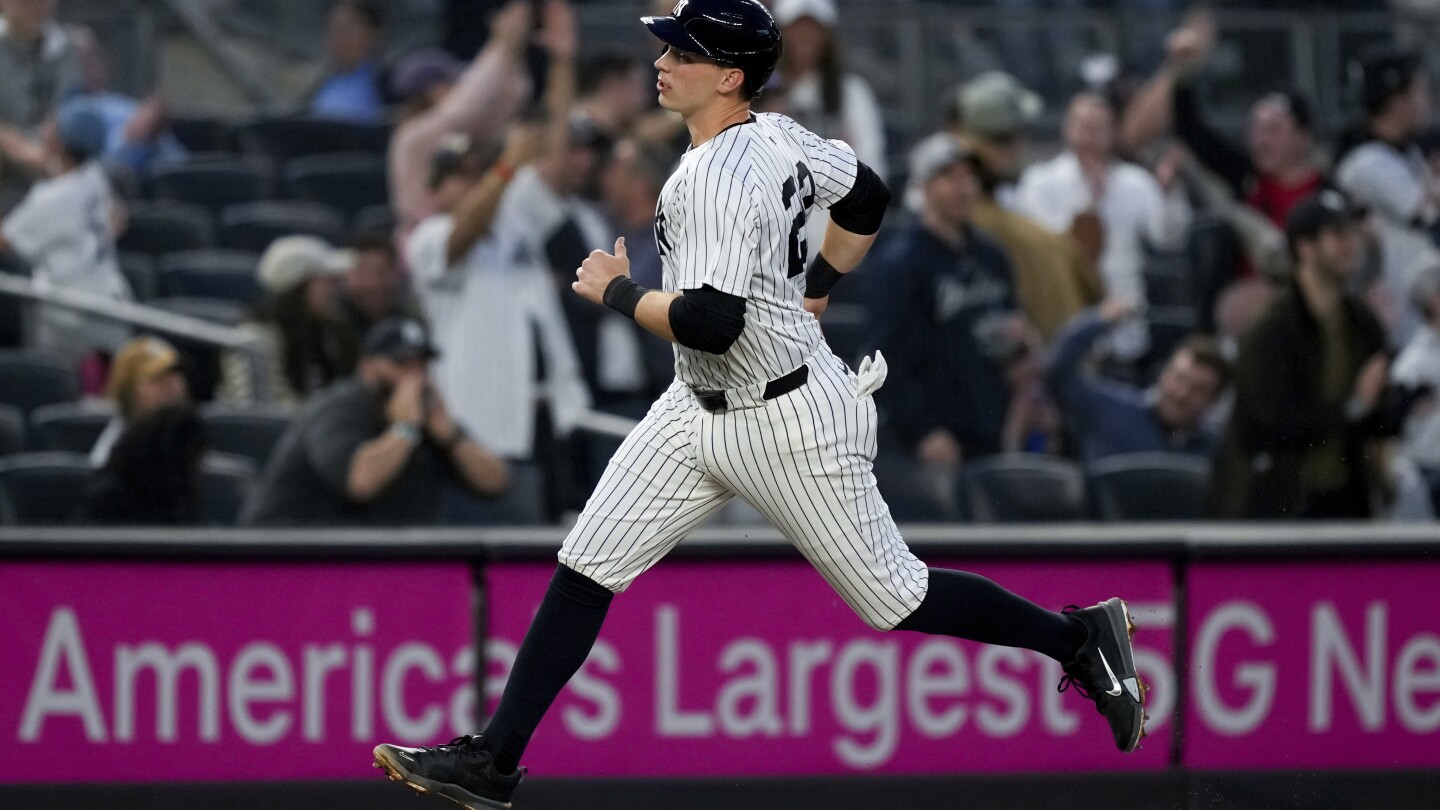 Aaron Judge homers for 500th extra-base hit and has 4 RBIs to lead Yankees past Diamondbacks 9-7