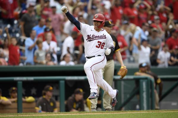 Hampson, Rodgers, Grichuk hit HRs, Rockies beat Nats 9-7