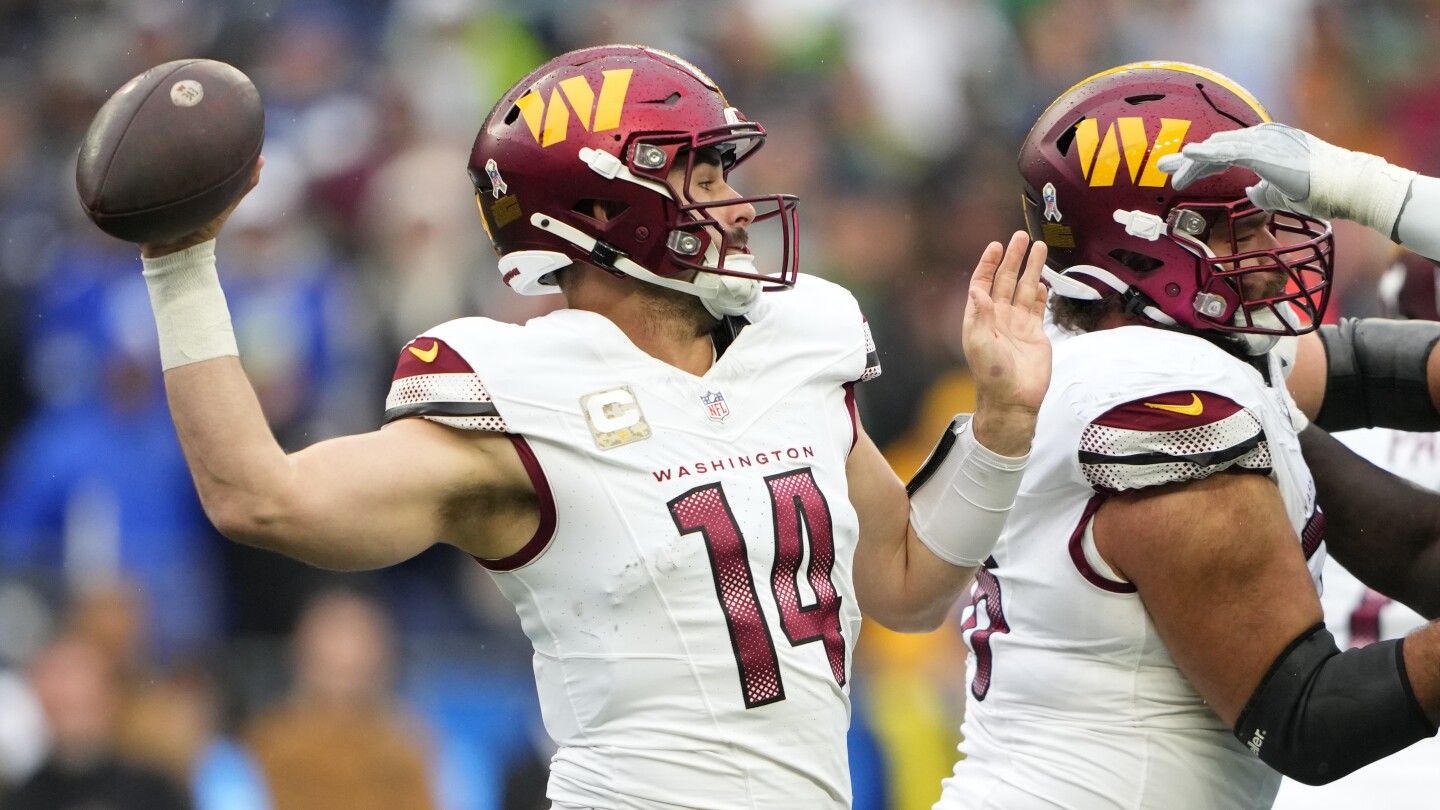 Sam Howell is the NFL’s leading passer through 10 weeks. Commanders hope he’s their long-term QB