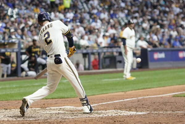 Brice Turang, Sal Frelick hit 3-run homers in the Brewers' 14-1