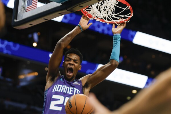 No. 2 overall pick Brandon Miller ruled out for Hornets after injuring  ankle vs Nuggets