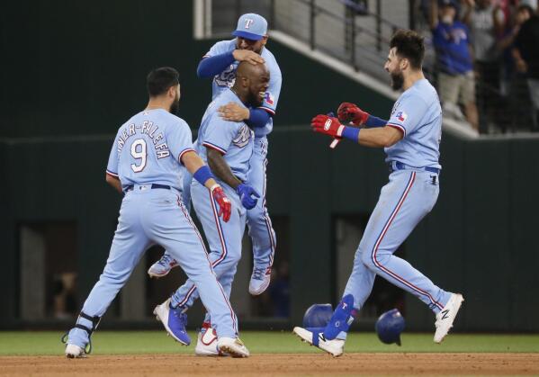 Adolis Garcia bops Texas Rangers to victory over Tampa Bay Rays in 10 -  Lone Star Ball