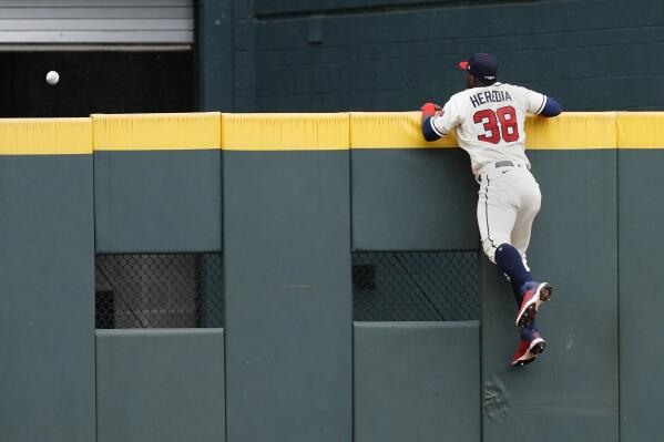 ATLANTA, GA - JULY 04: Rookie Atlanta Braves center fielder