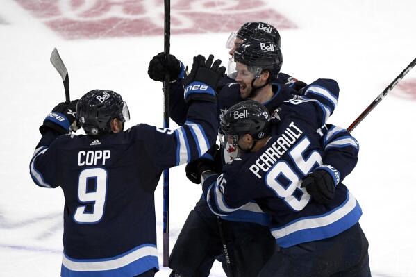 Jets bring out brooms to sweep Oilers in triple OT