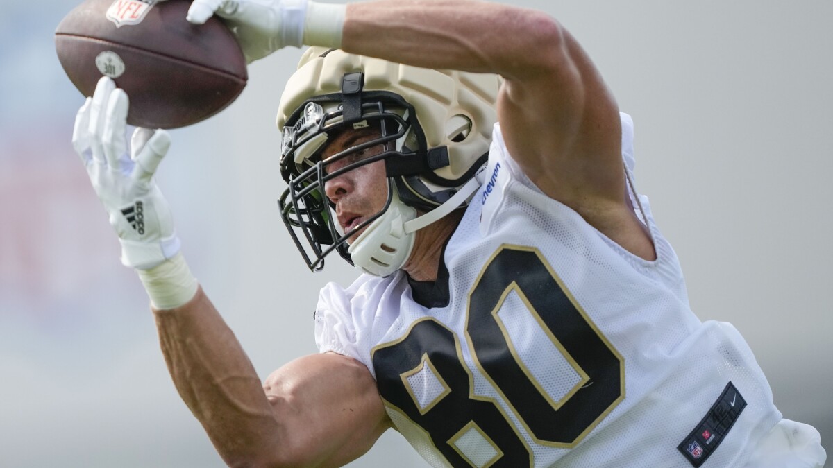 Jimmy Graham is grateful to be back with the Saints and confident