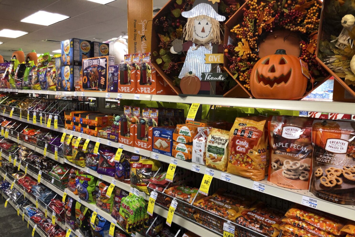 Americans load up on candy, trick or treat - or not