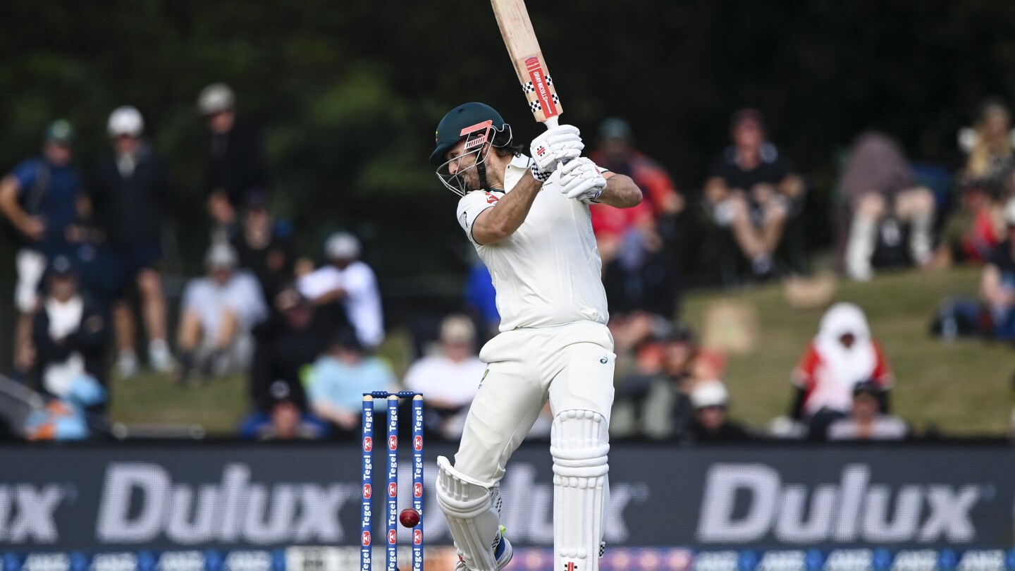 Australia Beats New Zealand in Second Test With Carey-Marsh Partnership
