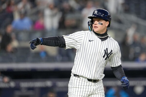 Alex Verdugo gets the Yankees' `dawgs' out, sparking barking celebrations |  AP News