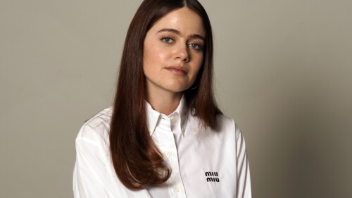 Co-director and actor Molly Gordon poses for a portrait to promote the film “Theater Camp” on Monday, July 10, 2023 in New York. (AP Photo/Richard Drew)